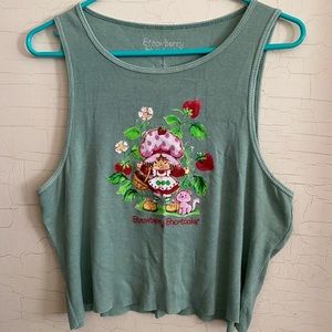 Strawberry Shortcake Cropped Tank Size XL
